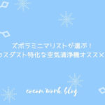 ズボラミニマリストが選ぶ!ハウスダスト特化な空気清浄機オススメ3つ