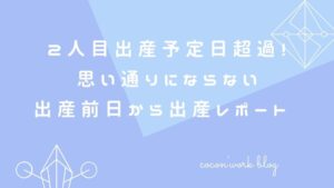 予定日超過、誘発分娩せずに産みたい！陣痛促進に効果があった方法