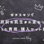 ゼオスキンで40代目前お肌生まれ変わり計画!かかった費用・購入サイト紹介